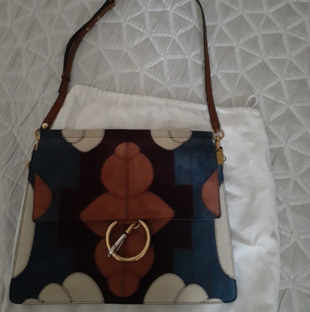 Chloe multicolor patchwork faye bag - Picture 8 of 8